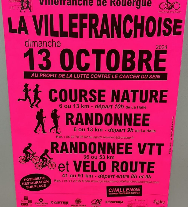 La Villefranchois Dimanche 13 Octobre
